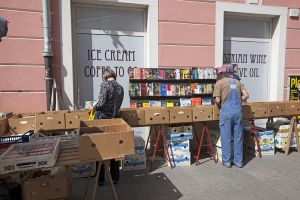 Book Stall at the Street Market at Pula 